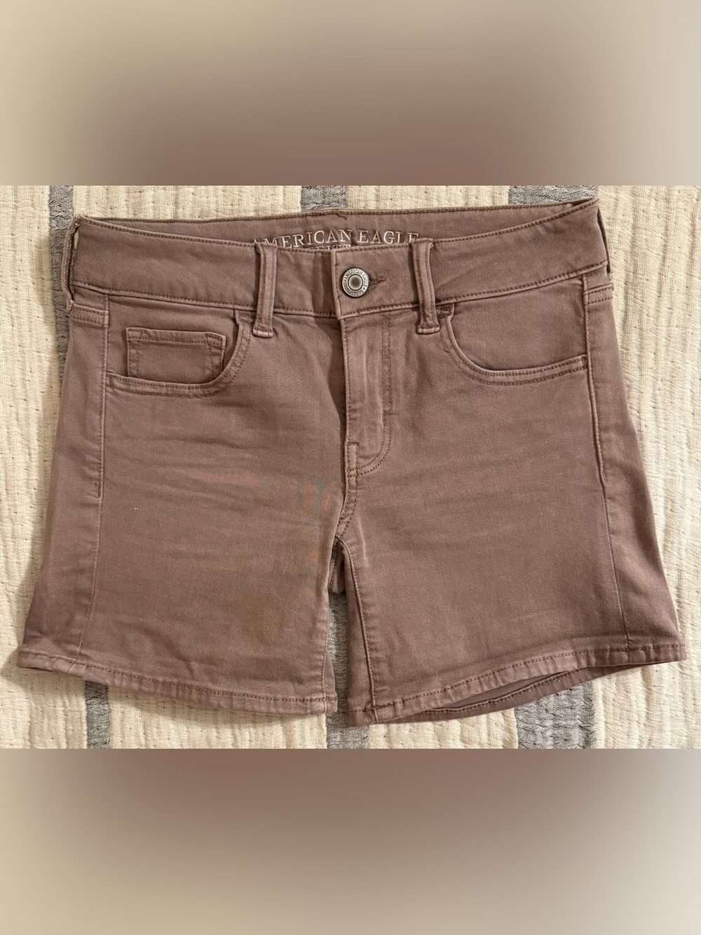 American Eagle Outfitters Midi Brown Jeans Shorts
